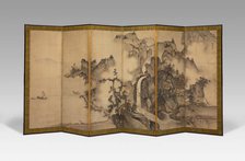 Landscape of the Four Seasons, c. 1560. Creator: Sesson Shukei.