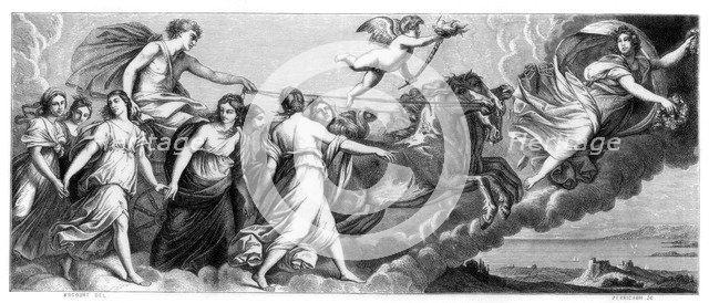 'Aurora (Dawn)', 1613-1614 (1870). Artist: Perrichon