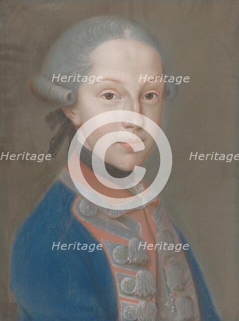 Portrait of a Young Man in Uniform, 1790s. Creator: Unknown.