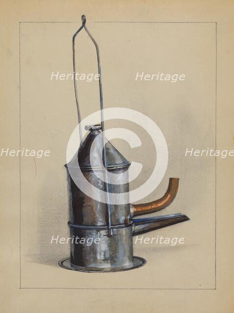 Lamp, c. 1936. Creator: Charles Caseau.