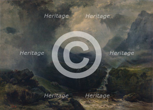 'A Rift in the Gloom', 19th century, (1935). Creator: George Edwards Hering.