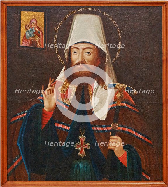 Saint Dimitry, Metropolitan of Rostov, Second Half of the 18th cen.