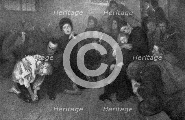 'A Salvation Army Shelter', 1898.Artist: E Borough Johnson