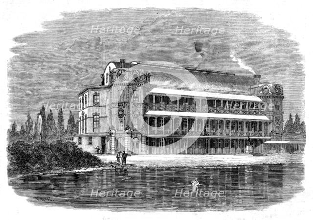 St. Thomas's Hospital, Surrey Gardens, 1862. Creator: T. H. W..