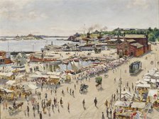 Helsinki South Harbour, 1925. Creator: Hugo Backmansson.