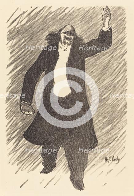 Bruant?, 1893. Creator: Henri-Gabriel Ibels.
