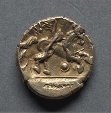 Catuvellaunian Stater (reverse), c. 40-20 B.C.. Creator: Unknown.