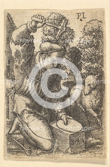 The Smith, 1520-25. Creator: Dirck Vellert.