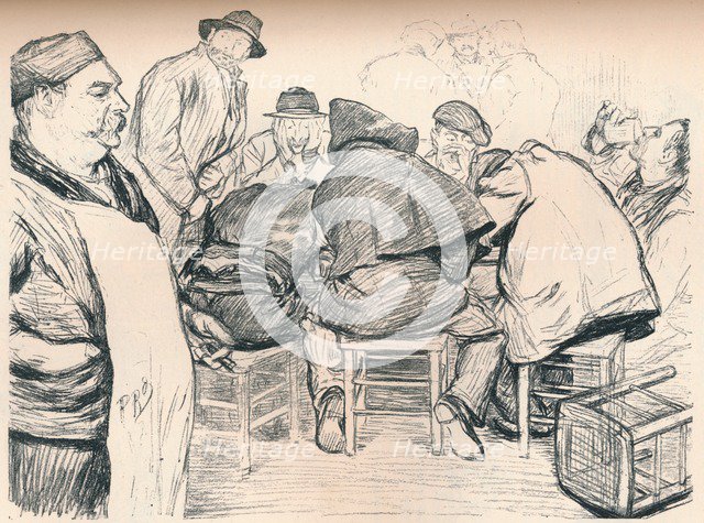 'A Purveyor of Liquid Refreshment For Anarchists', c1895. Artist: Paul Charles Renouard.