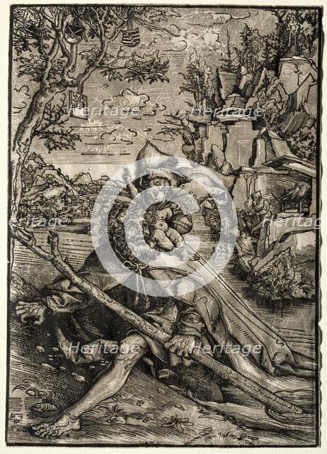 St. Christopher, c. 1509. Creator: Lucas Cranach (German, 1472-1553).