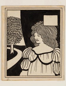 Chapter Heading for Le Morte d'Arthur, c.between 1893 and 1894. Creator: Aubrey Beardsley.