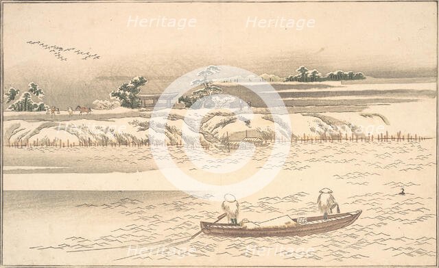 Book of Ehon Ginsekai (The World in Silver), late 18th-early 19th century. Creator: Kitagawa Utamaro.