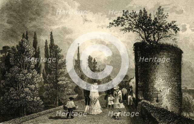 'Danejohn Hill, Canterbury, Kent', 1829.  Creator: James Baylis Allen.