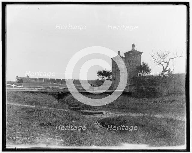 The Old City Gate, St. Augustine, between 1880 and 1897. Creator: William H. Jackson.