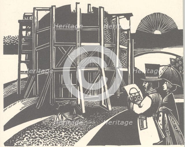 Brick Moon Space Station Concept, 1869. Creator: NASA.