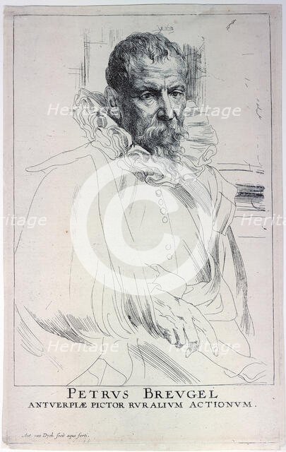 Portrait of the artist Jan Brueghel the Younger (1601-1678), First third of 17th cen.. Creator: Dyck, Sir Anthony van (1599-1641).