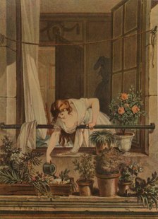 'La Jardiniere', (Gardening), c1790s, (1913). Artist: Antoine Le Picard de Phelippeaux.
