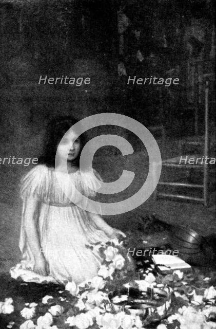 Beautiful Children at the Grafton Gallery: Mignon - W. R. Symonds, 1895. Creator: George Meisenbach.