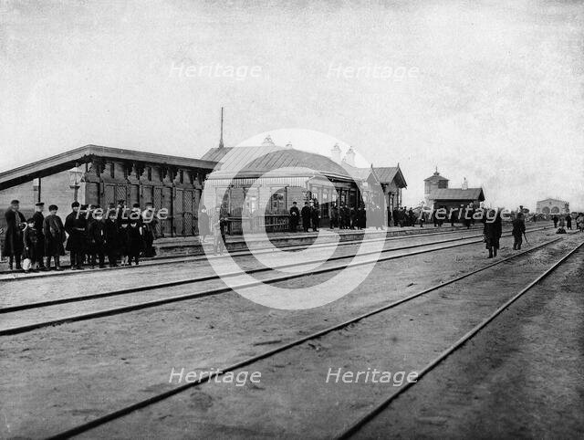 West-Siberian Railroad. Station of the Forth Class, Shumikha, 1892-1896. Creator: Unknown.