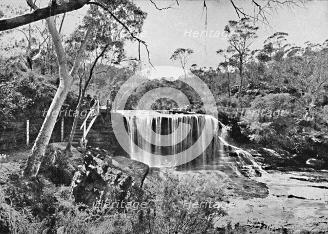 'The Weeping Rock at Wentworth Falls, Blue Mountains, c1900. Creator: Unknown.