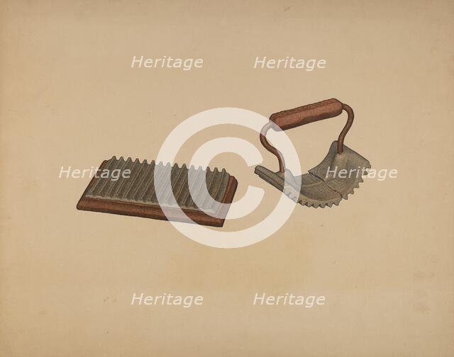 Hand Fluter, c. 1940. Creator: Racine Vernier.