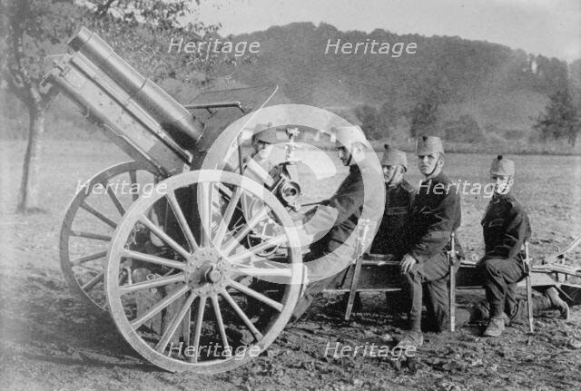 Swiss field Howitzer, between c1915 and c1920. Creator: Bain News Service.