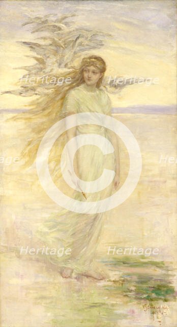 The Viking's Daughter, 1887. Creator: Frederick Stuart Church.