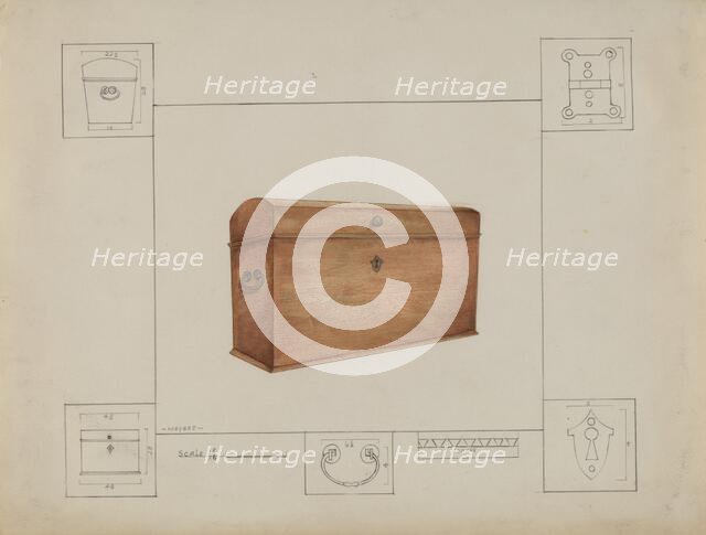 Cedar Chest, c. 1936. Creator: Henry Meyers.