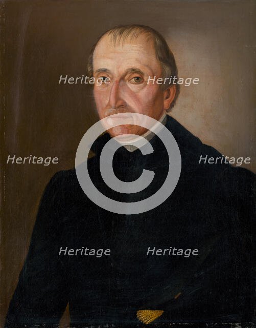 Portrait of Pastor Bukovanský, 1833-1836. Creator: Ludwig Ermini.