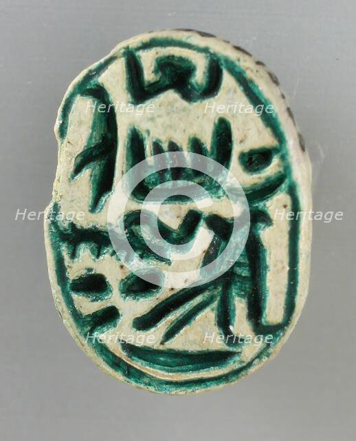 Scarab of Seti I (image 2 of 2), Reign of Seti I (1314-1304). Creator: Unknown.
