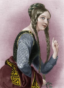 Eleanor of Aquitaine, Queen of Henry II of England. Artist: Unknown.
