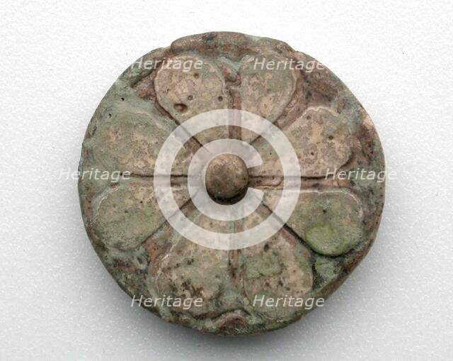 Rosette from the Temple of Ramesses III, Egypt, New Kingdom, Dynasty 20 (about 1186-1069 BCE). Creator: Unknown.