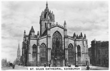 St Giles' Cathedral, Edinburgh, 1937. Artist: Unknown