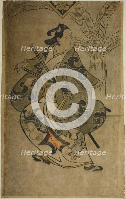 The Actor Shinomiya Heihachi, c. 1700. Creator: Torii Kiyonobu I.