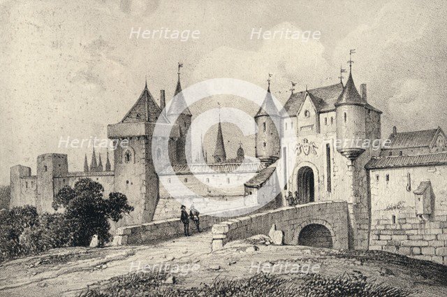 'The Porte St Honoré in the 13th Century', 1915. Artist: Unknown.