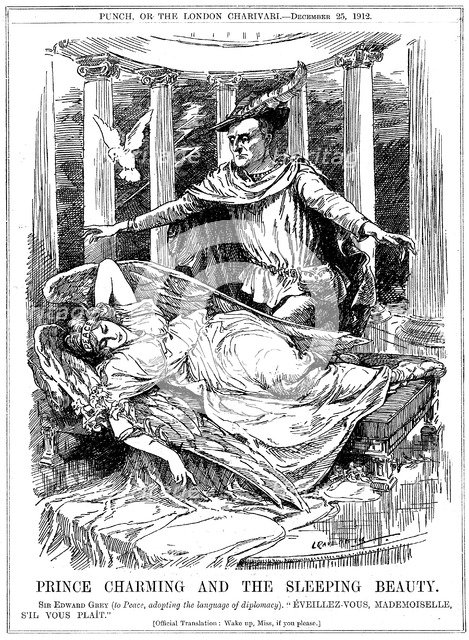 'Prince Charming and the Sleeping Beauty', 1912. Artist: Leonard Raven-Hill