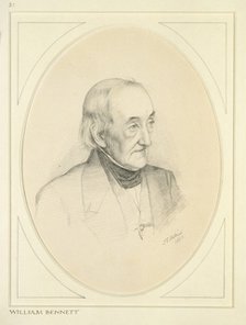 Portrait of William Bennett, 1850. Artist: John Everett Millais.