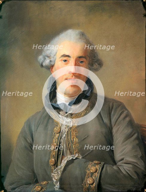 Pierre-Ambroise-François Choderlos de Laclos (1741-1803). Artist: Perronneau, Jean-Baptiste (1715-1783)