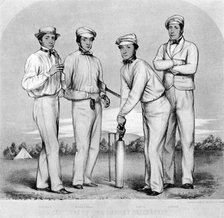Surrey Cricketers, 1852 (1912). Artist: Unknown