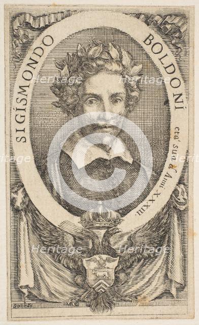 Portrait of the Poet Sigismond Boldoni, 1656. Creator: Stefano della Bella.