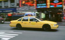 New York Yellow Taxi cab, 1994. Artist: Unknown.