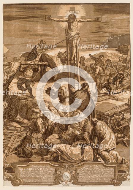 Crucifixion, 1741. Creator: John Baptist Jackson (British, 1701-c. 1780).