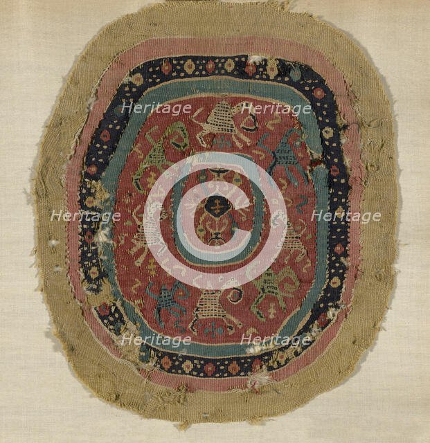 Panel, Egypt, Roman period (30 B.C.- 641 A.D.), 3th/5th century. Creator: Unknown.