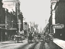 George Street, Sydney, Australia, 1895.  Creator: York & Son.
