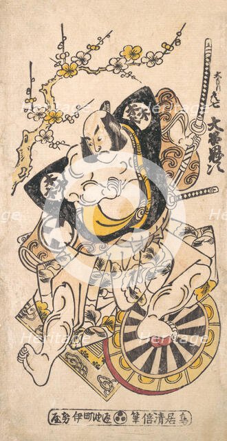 The actor Otani Oniji in the role of Omoni Hikoshichi, ca. 1730., ca. 1730. Creator: Torii Kiyomasu I.