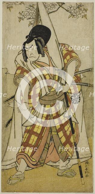 The Actor Nakamura Nakazo I as Matsuo-maru in the Play Sugawara Denju Tenarai ..., c. 1780. Creator: Katsukawa Shunko.