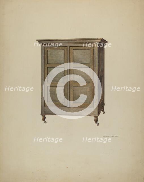 Cabinet, c. 1940. Creator: Kurt Melzer.