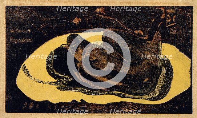 'Manao Tupapau (Spirit of the Dead Watching)', 1893-1894.  Artist: Paul Gauguin