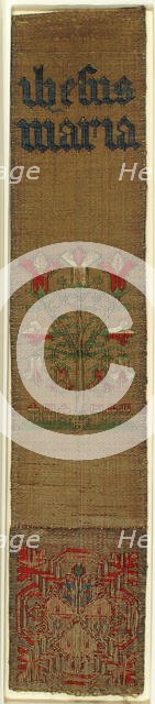 Textile, German, 15th century. Creator: Unknown.