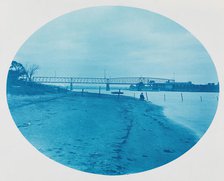 No. 185. Chicago, Milwaukee & St. Paul Rail Road Bridge at Hastings, Minnesota, 1885. Creator: Henry Bosse.